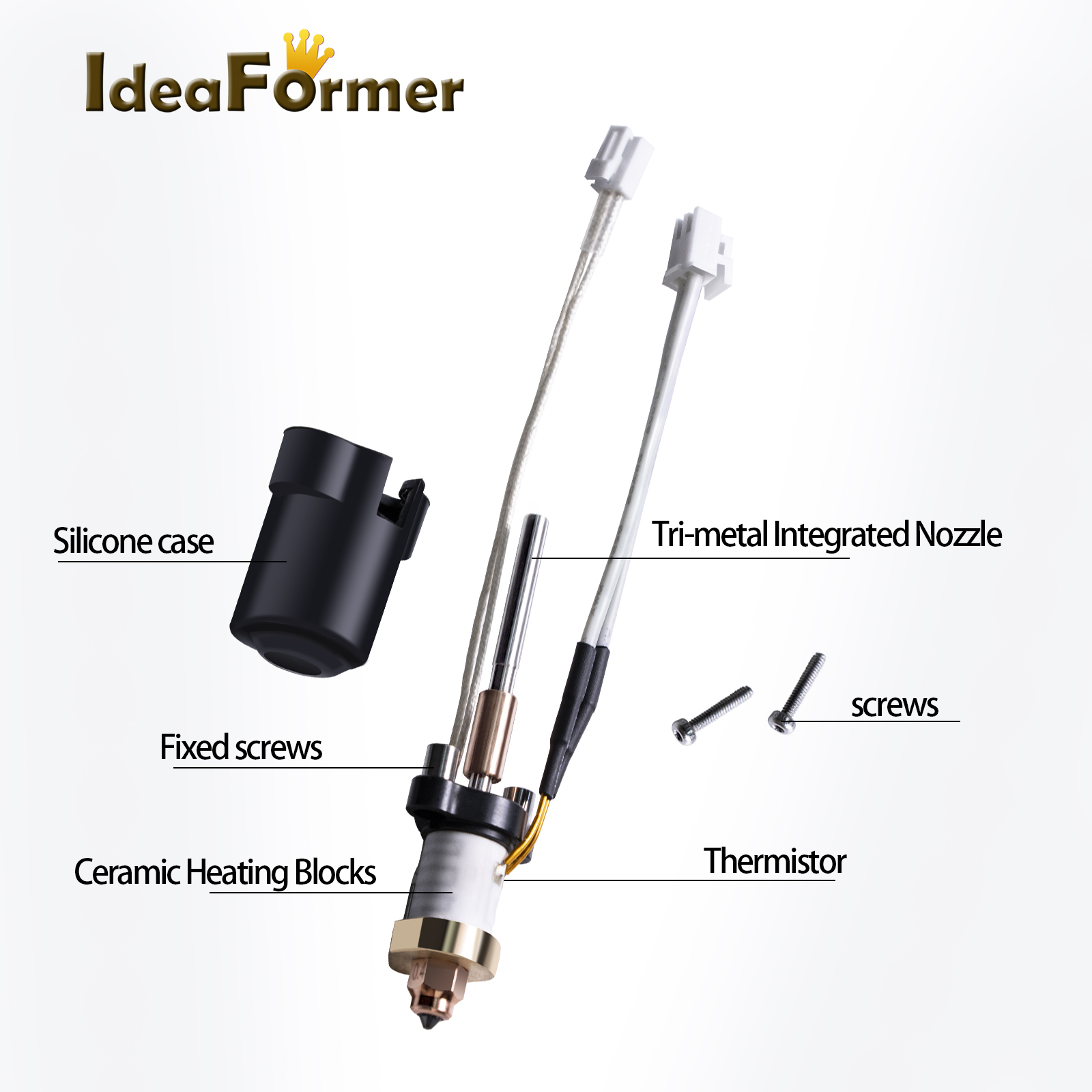 Kit Kepala Penyiram Ender-3 V3 - High Flow Ceramic Hotend ulasan dan harga
